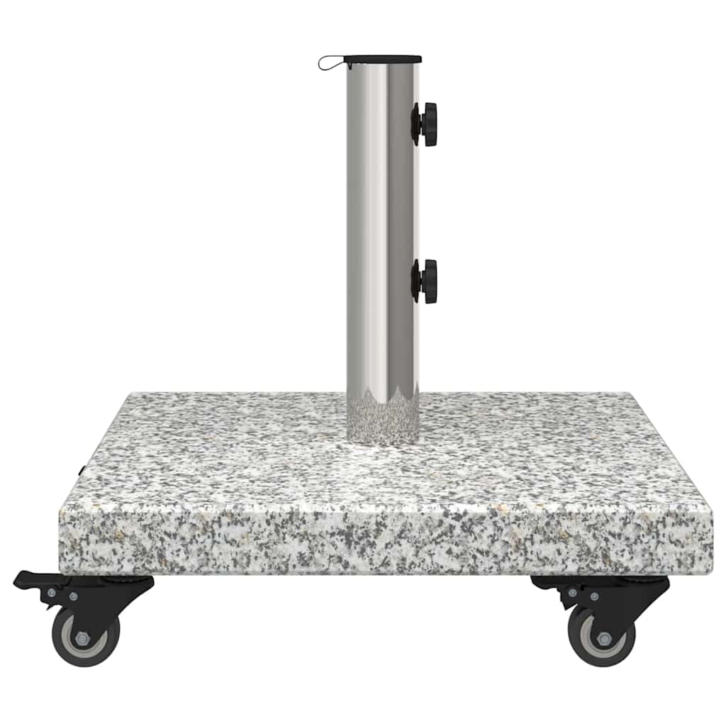 Sonnenschirmständer Grau 45 x 45 x 43 cm Granit, Stahl