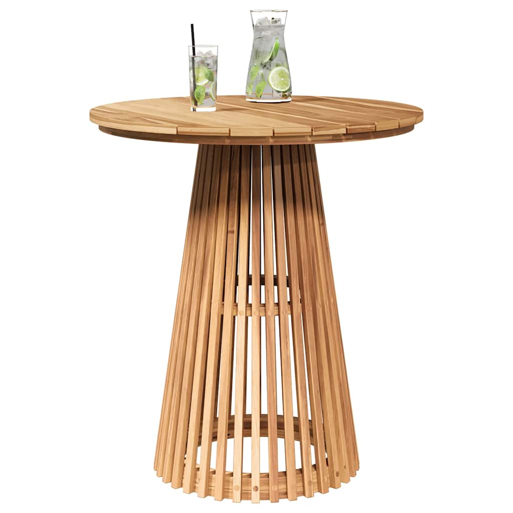 Garten-Eßtisch Braun 70 x 70 x 75 cm Teak-Massivholz