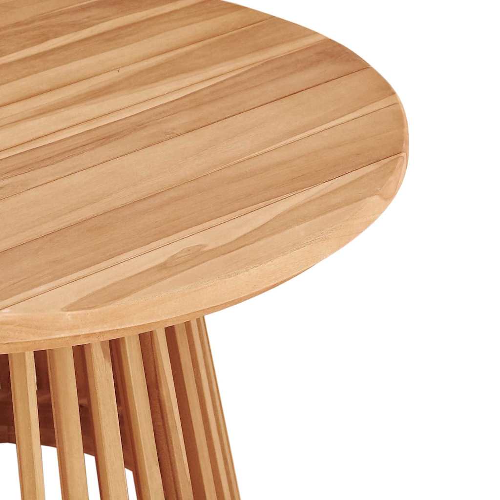 Garden Couchtisch Braun 70 x 70 x 40 cm Teak-Massivholz