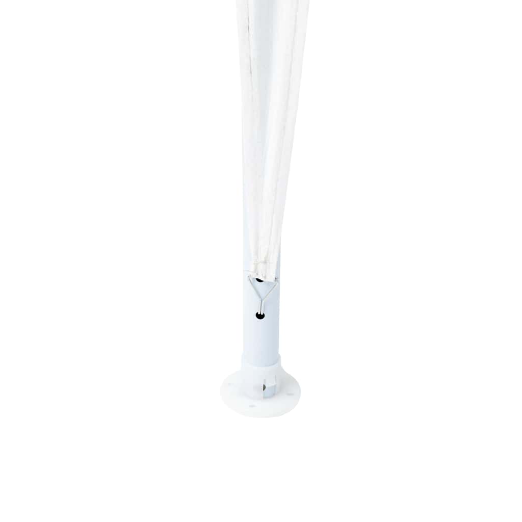 Party-Zelt Weiß 400 x 400 x 266 cm Polyester und Stahl