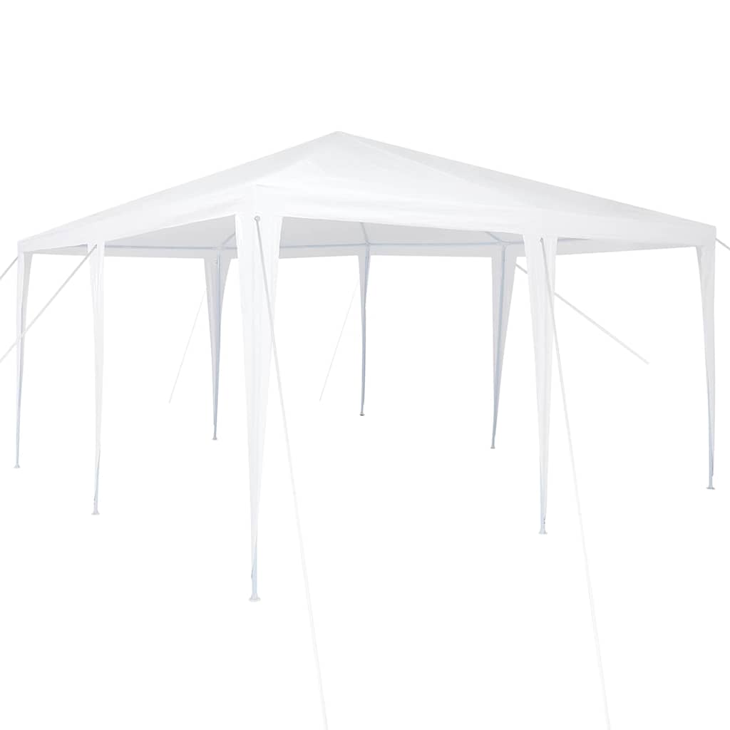 Party-Zelt Weiß 400 x 400 x 266 cm Polyester und Stahl