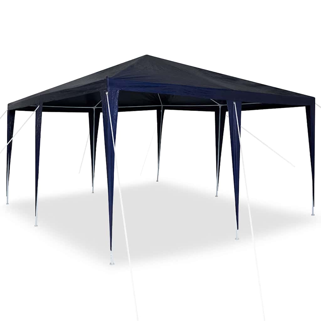 Party-Zelt Blau und Weiß 400 x 400 x 266 cm Polyester und Stahl