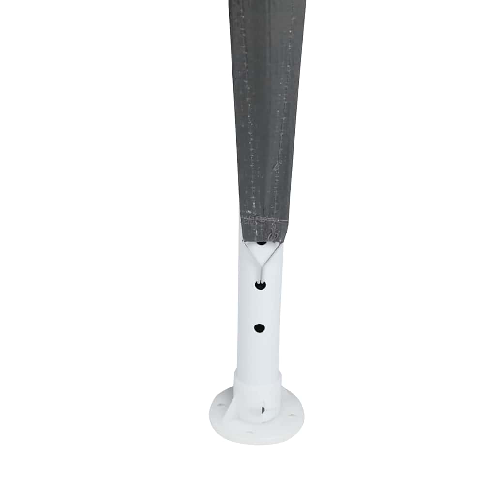 Party-Zelt Anthrazit 400 x 400 x 266 cm Polyethylen und Stahl