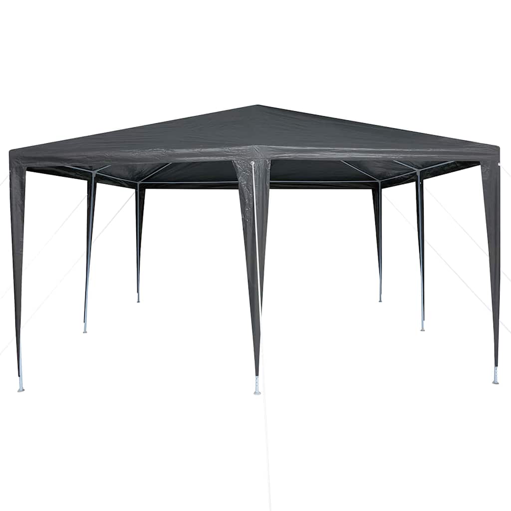 Party-Zelt Anthrazit und Weiß 400 x 400 x 266 cm