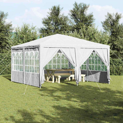 Party-Zelt 400 x 400 x 266 cm Weiß Polyethylen