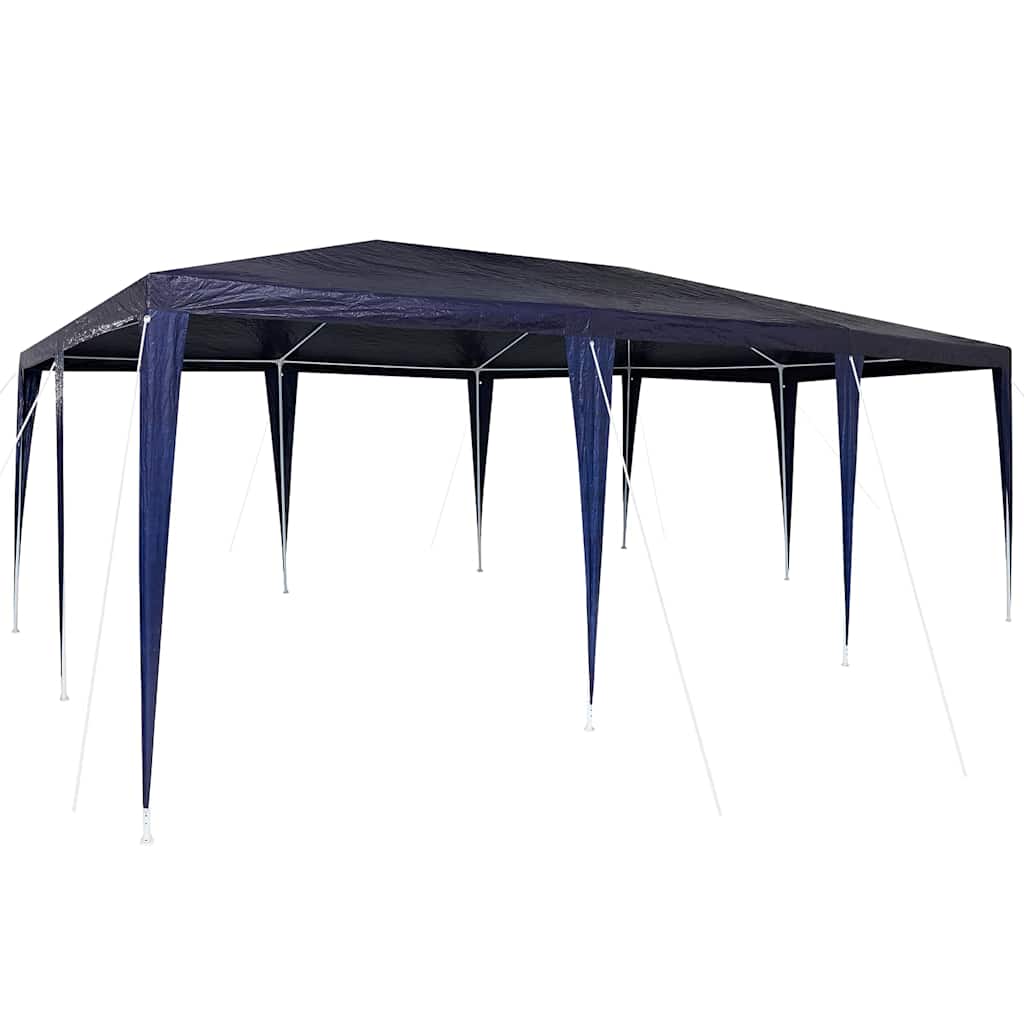 Party-Zelt Blau und Weiß 600 x 400 x 266 cm Polyester und Stahl