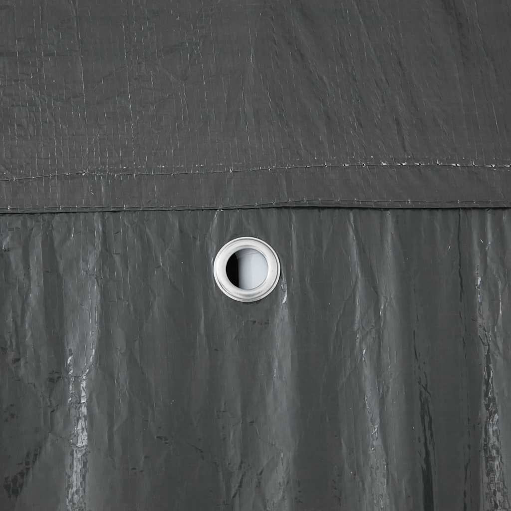Party-Zelt Anthrazit 600 x 400 x 266 cm Polyethylen und Stahl