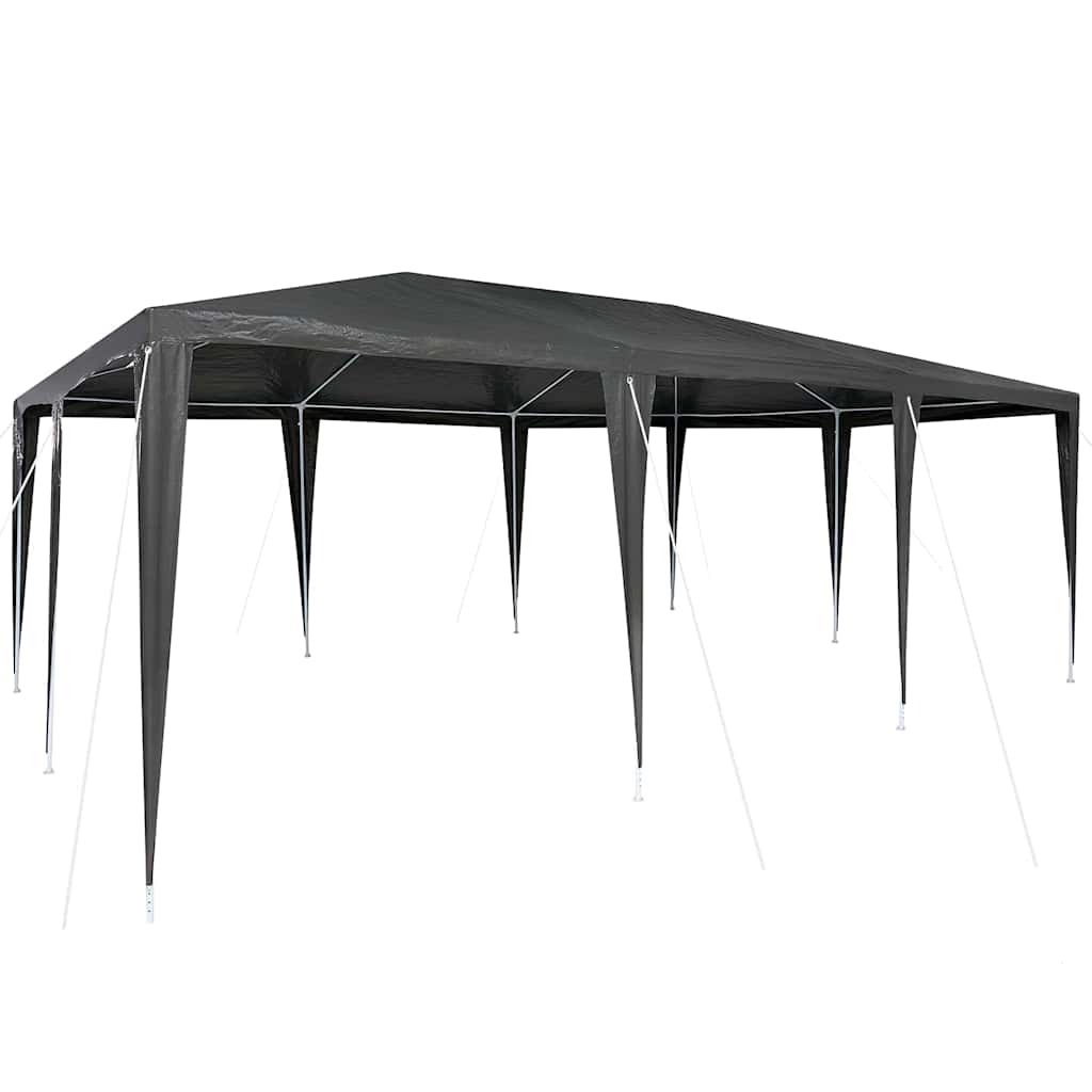 Party-Zelt Anthrazit 600 x 400 x 266 cm Polyethylen und Stahl