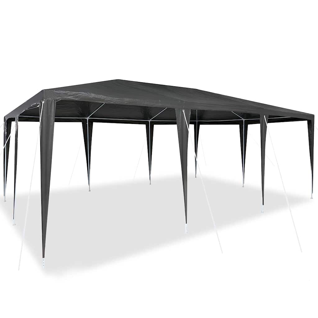 Party-Zelt Anthrazit 600 x 400 x 266 cm Polyethylen und Stahl