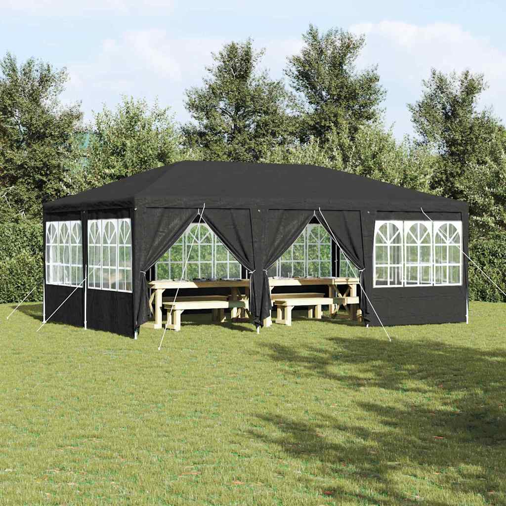 Party-Zelt Anthrazit 600 x 400 x 266 cm Polyethylen