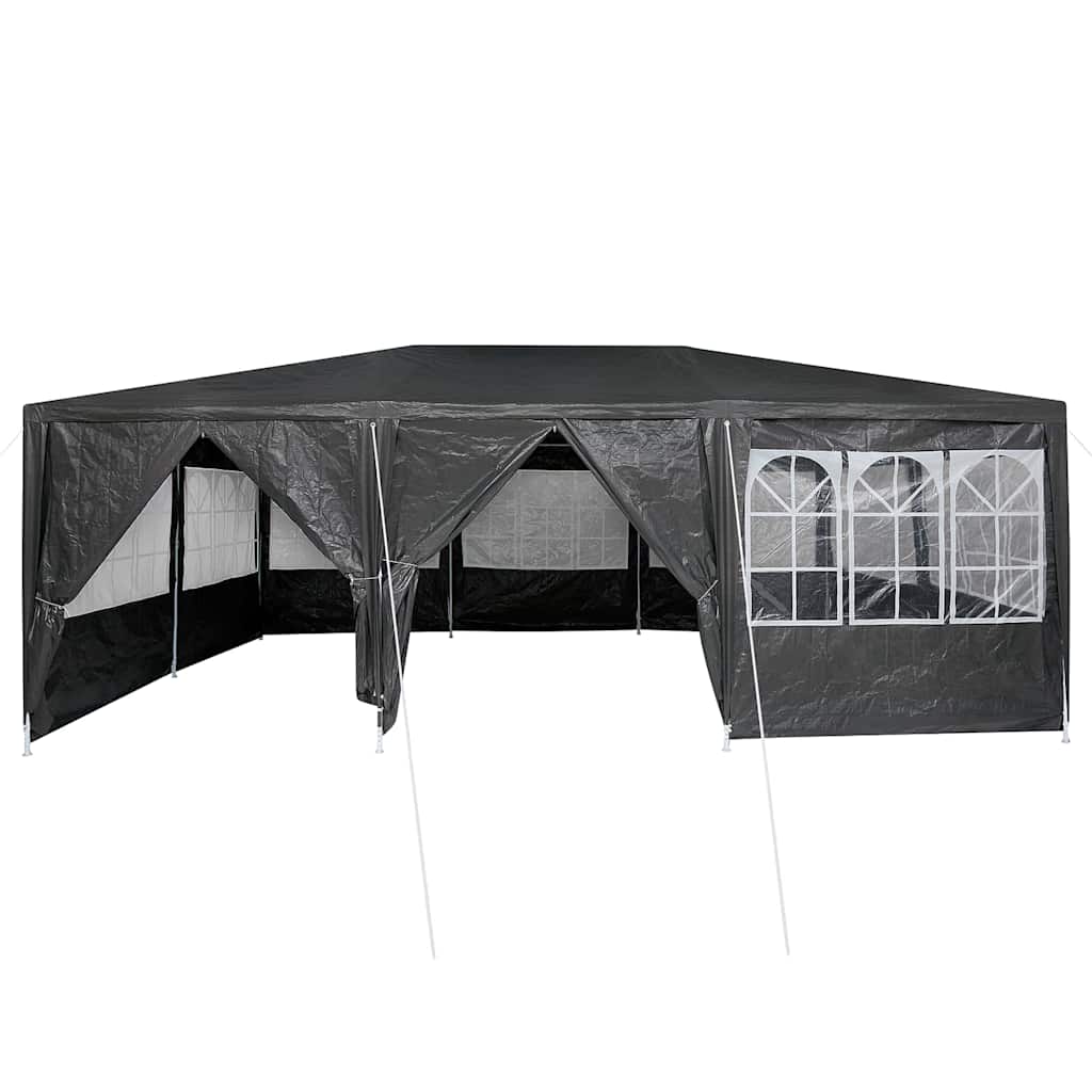 Party-Zelt Anthrazit 600 x 400 x 266 cm Polyethylen