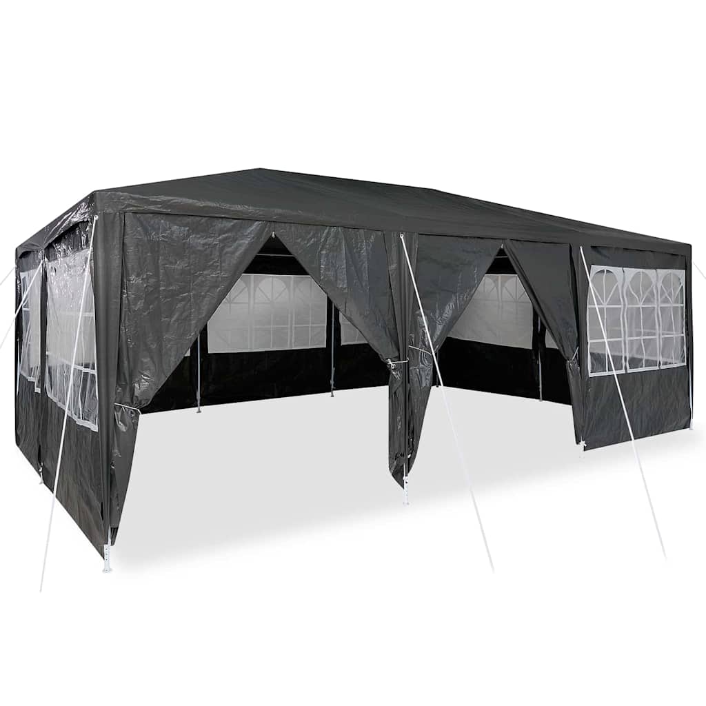 Party-Zelt Anthrazit 600 x 400 x 266 cm Polyethylen