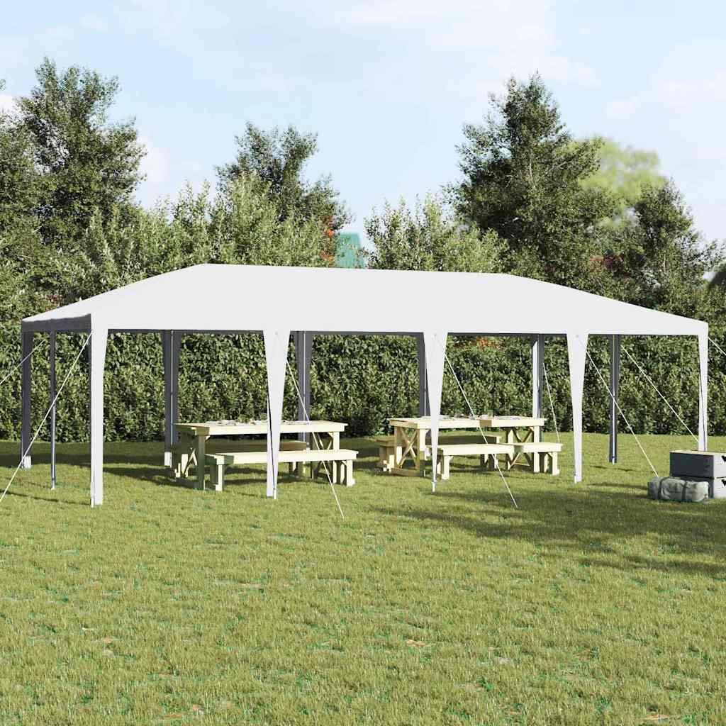 Party-Zelt Weiß 800 x 400 x 266 cm Polyethylen und Stahl