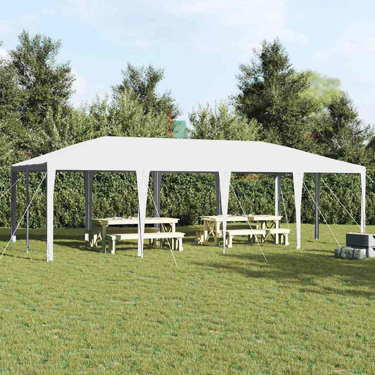 Tente de réception blanche 8x4 m PE