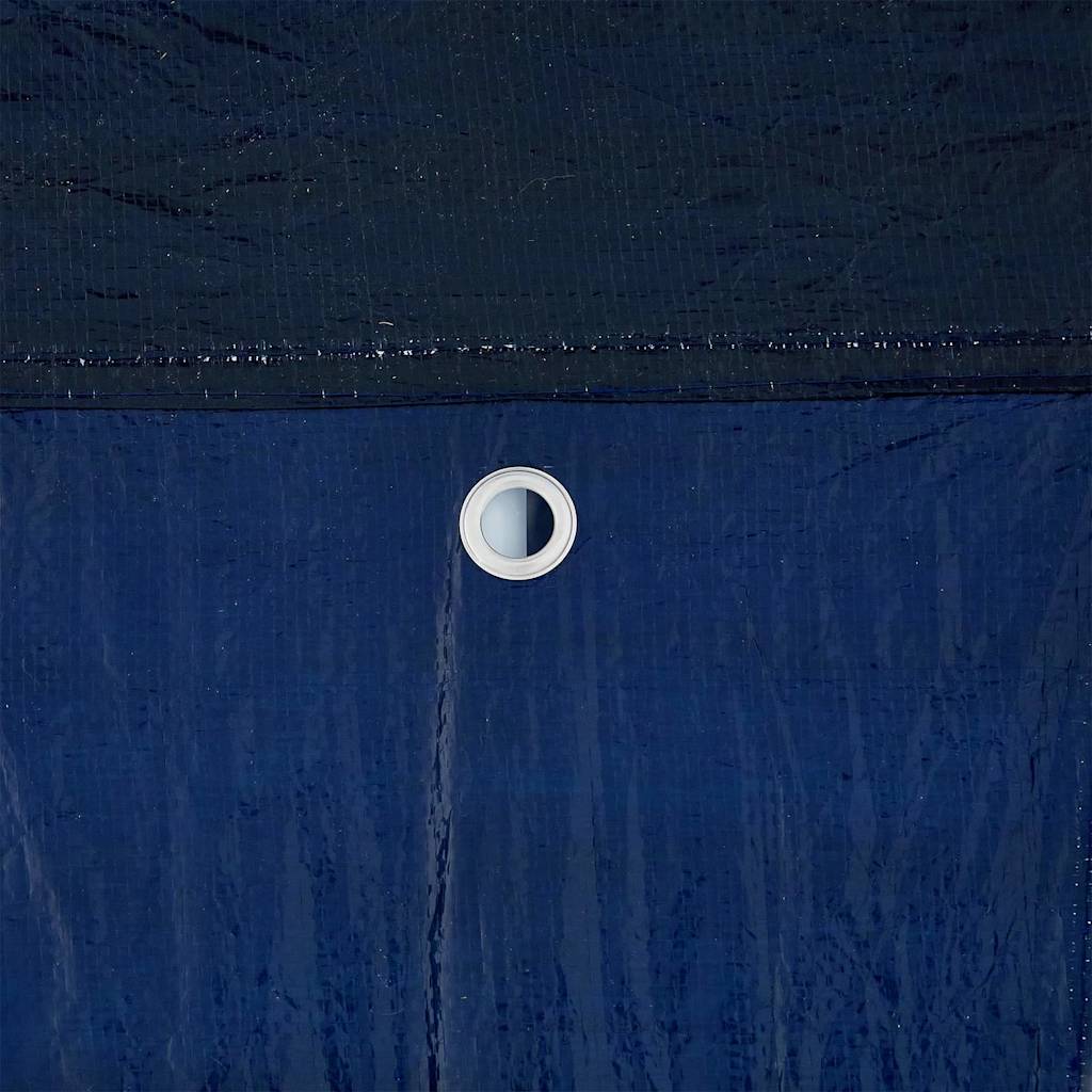 Party-Zelt Blau und Weiß 800 x 400 x 266 cm Polyester und Stahl