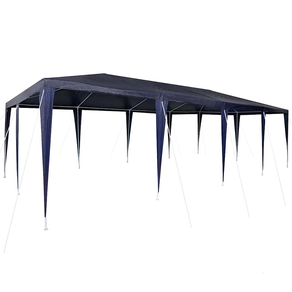 Party-Zelt Blau und Weiß 800 x 400 x 266 cm Polyester und Stahl