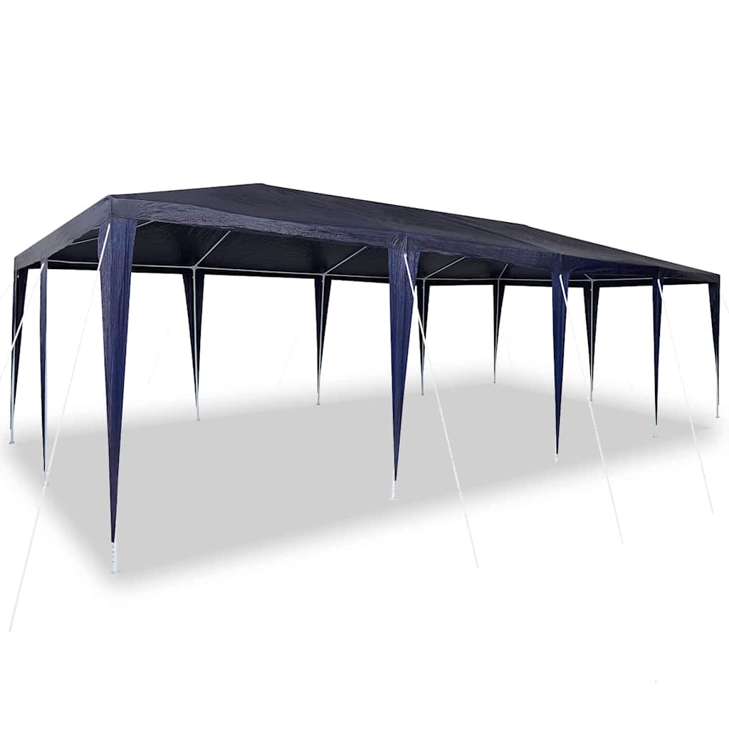 Party-Zelt Blau und Weiß 800 x 400 x 266 cm Polyester und Stahl