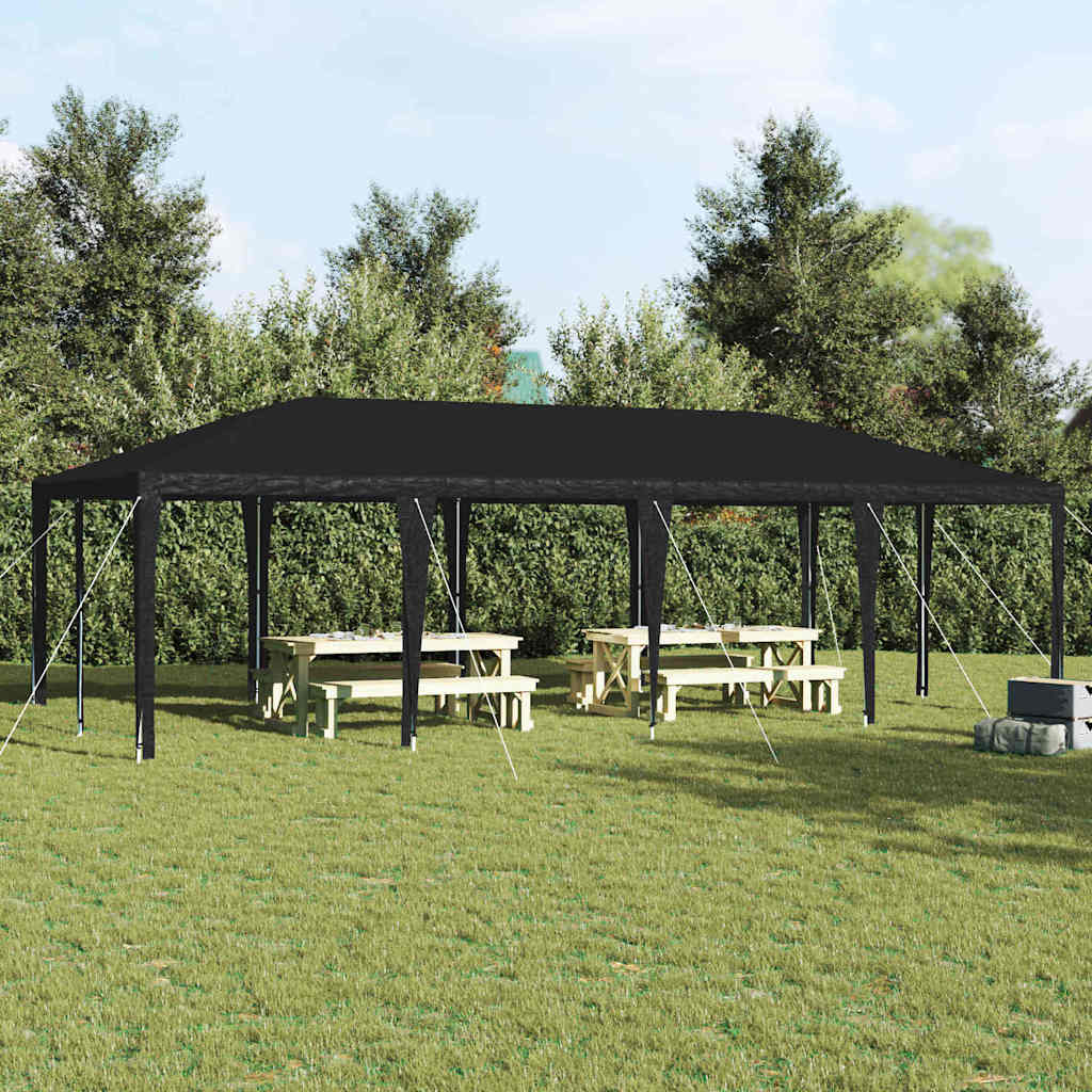 Party-Zelt Anthrazit 800 x 400 x 266 cm Polyethylen und Stahl