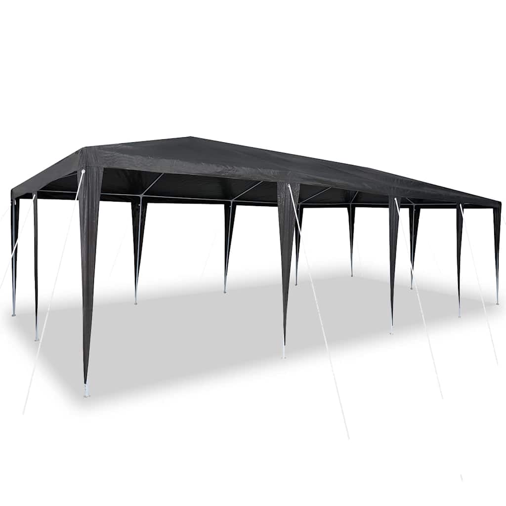 Party-Zelt Anthrazit 800 x 400 x 266 cm Polyethylen und Stahl