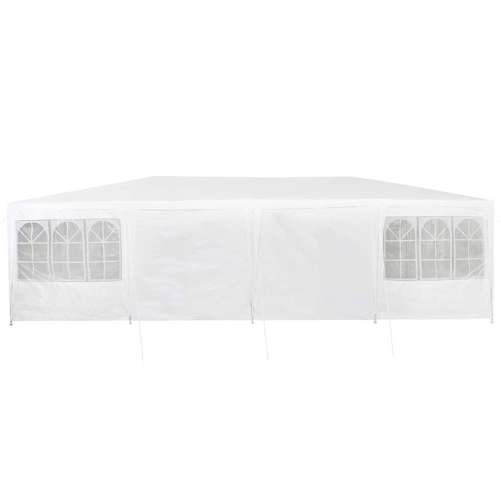 Party-Zelt Weiß 800 x 400 x 266 cm Polyester und Stahl