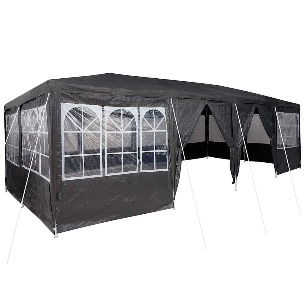 Party-Zelt Anthrazit 800 x 400 x 266 cm Polyethylen