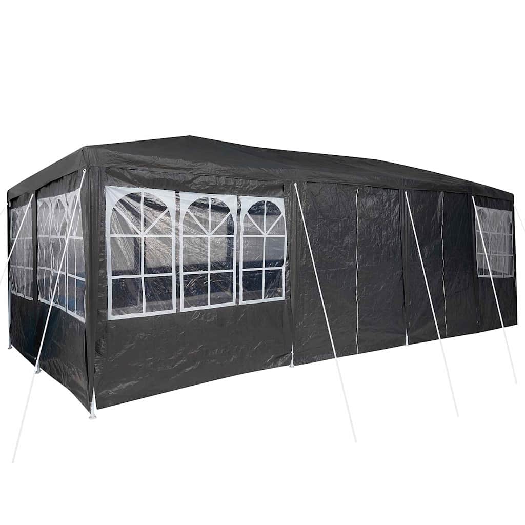 Party-Zelt Anthrazit 800 x 400 x 266 cm Polyethylen