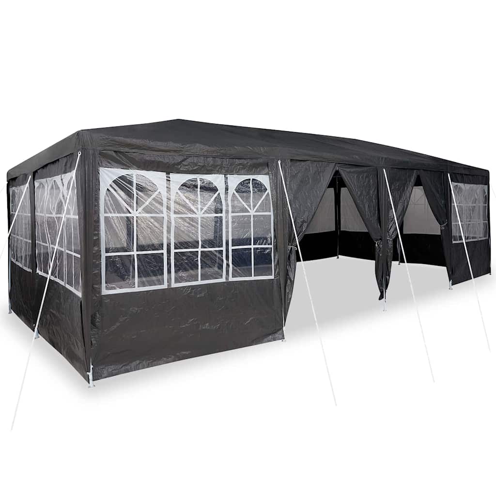 Party-Zelt Anthrazit 800 x 400 x 266 cm Polyethylen