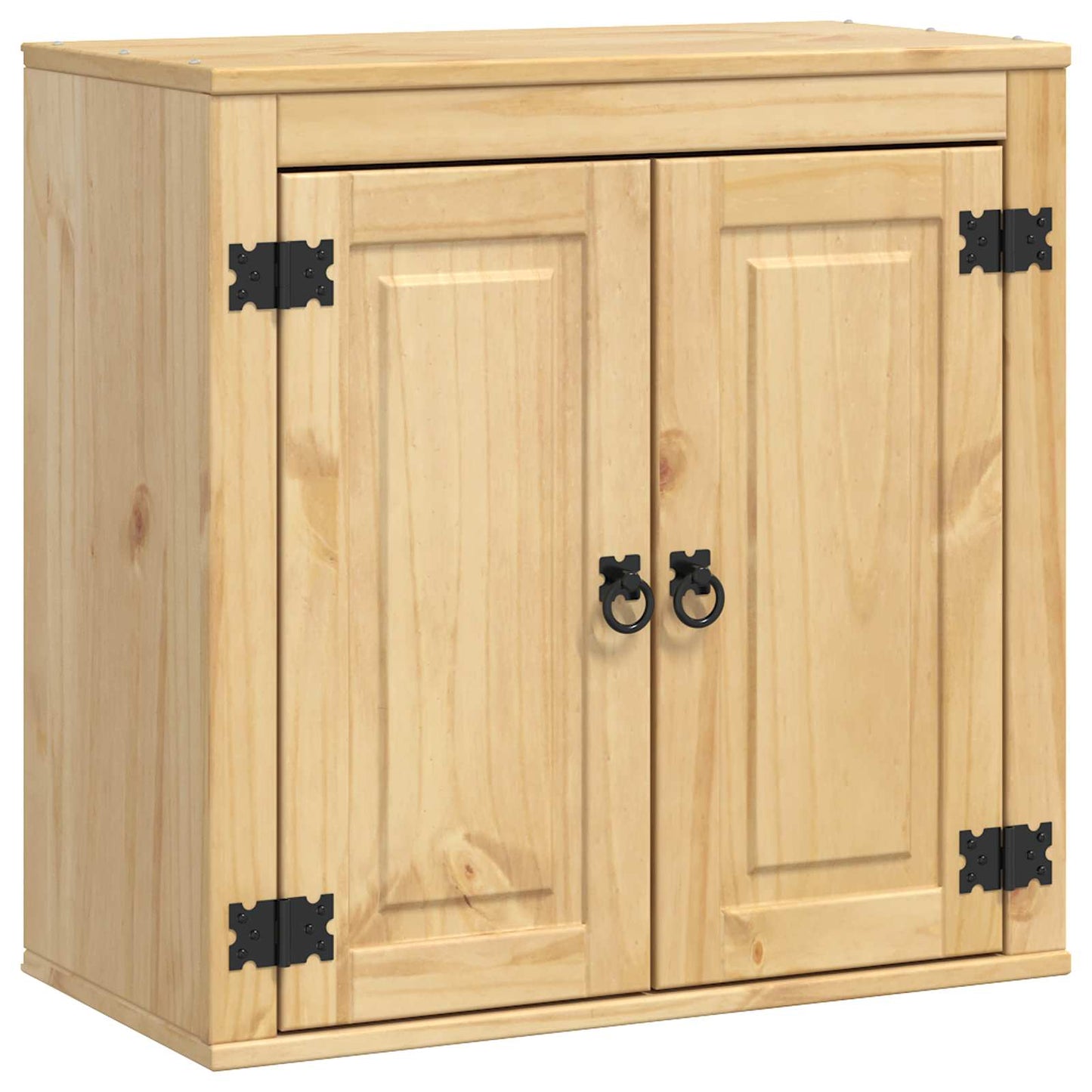 Schrank SKI Honigbraun 60 x 32 x 60 cm Massives Kiefernholz
