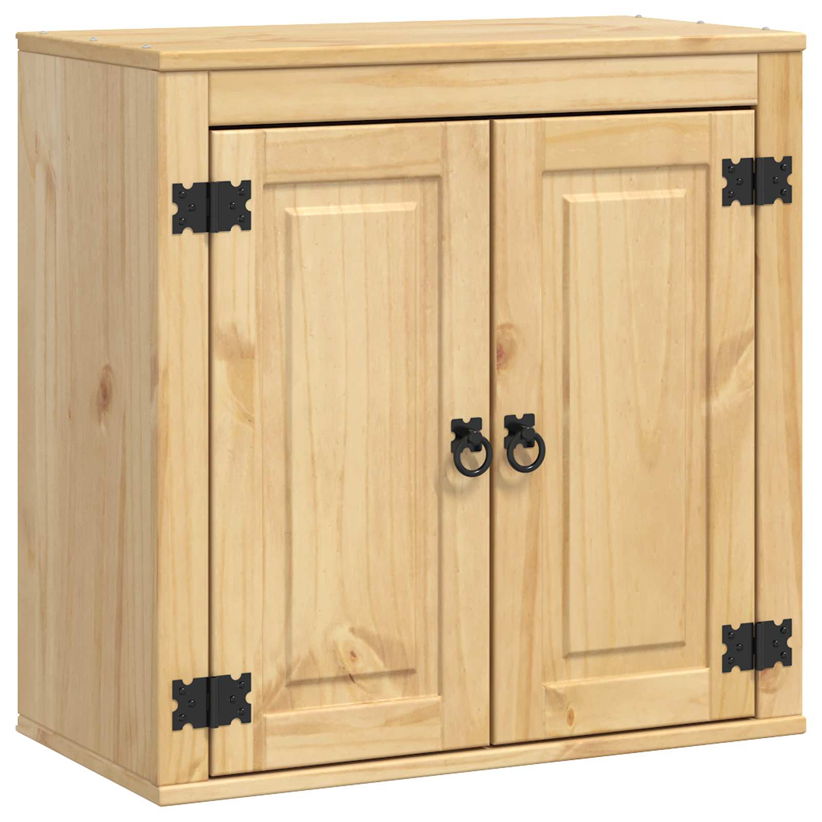 Schrank SKI Honigbraun 60 x 32 x 60 cm Massives Kiefernholz