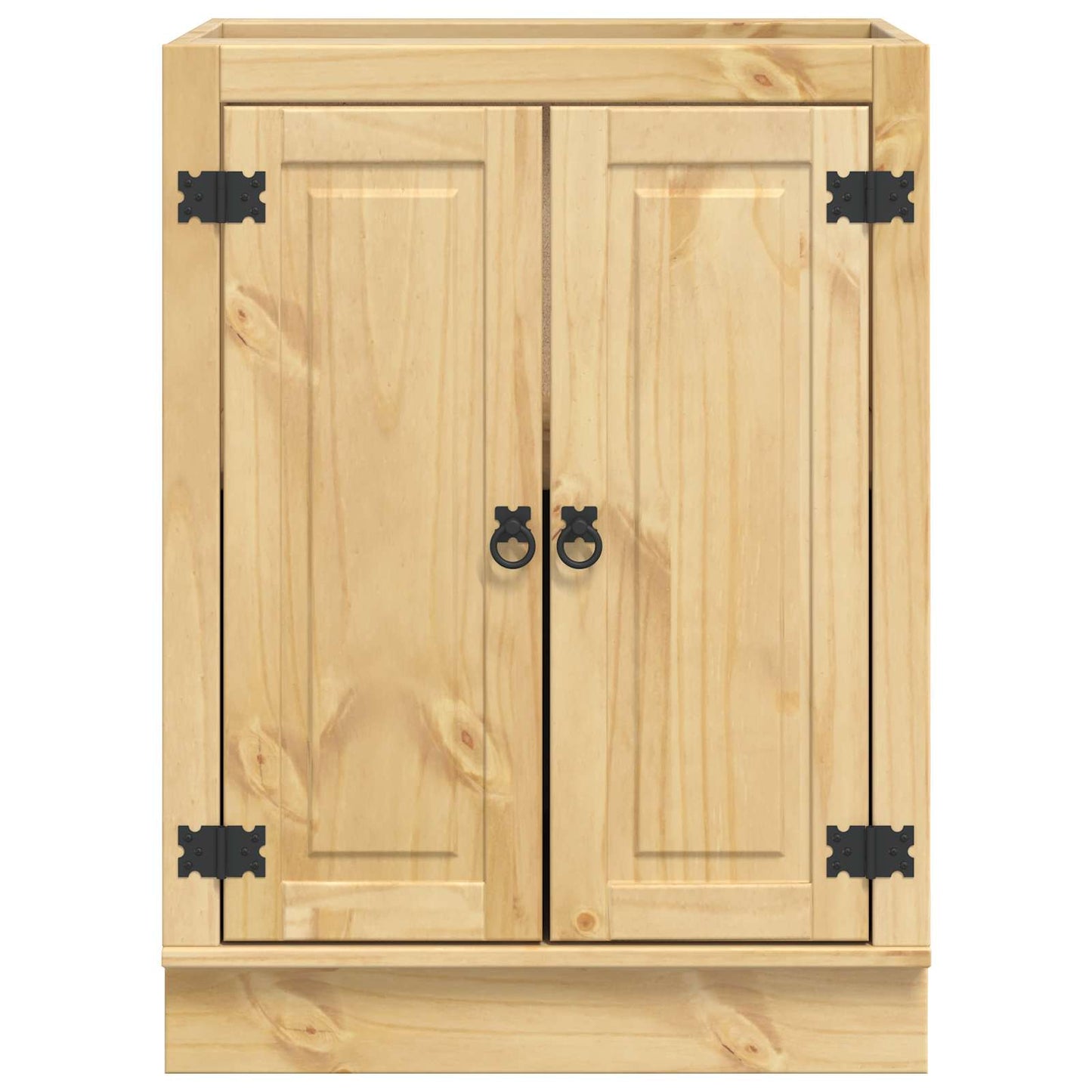Schrank SKI Honigbraun 60 x 46 x 81,5 cm Massives Kiefernholz