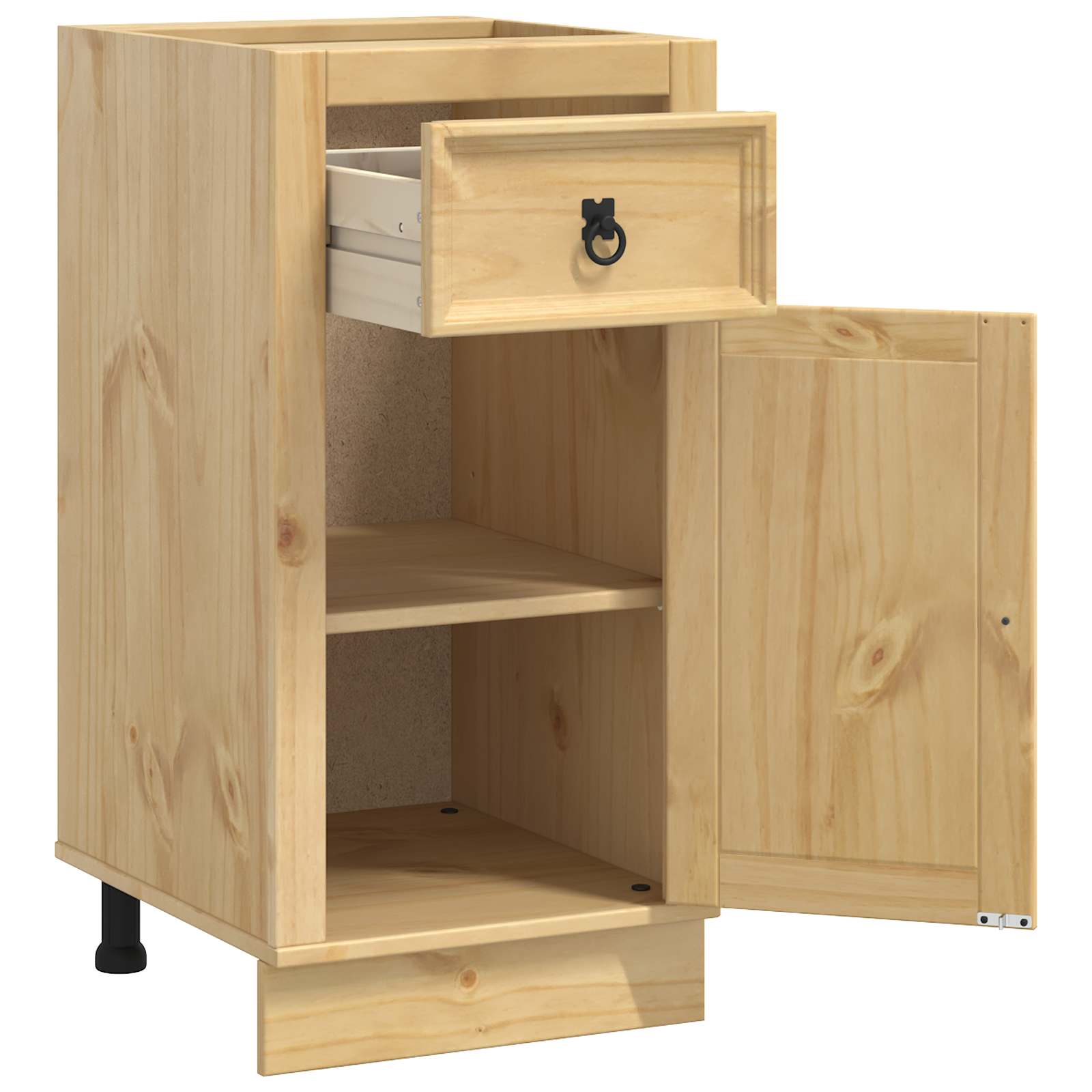 Schrank SKI Honigbraun 40 x 46 x 81.5 cm Massives Kiefernholz