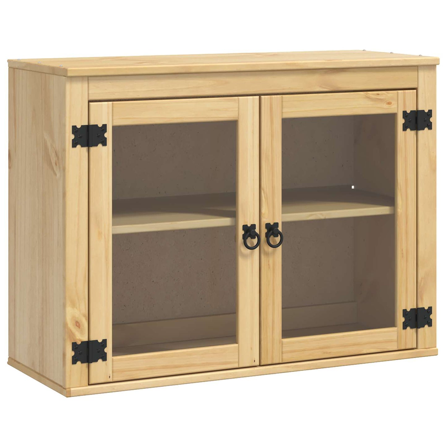 Schrank SKI Honigbraun 80 x 32 x 60 cm Massives Kiefernholz