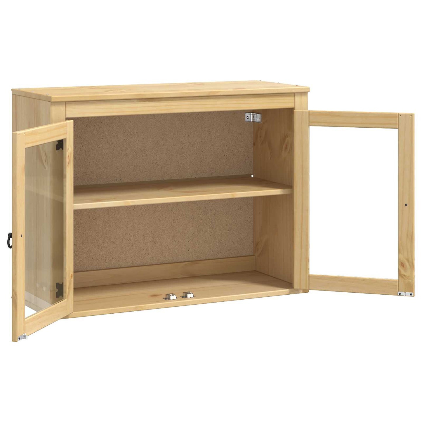 Schrank SKI Honigbraun 80 x 32 x 60 cm Massives Kiefernholz
