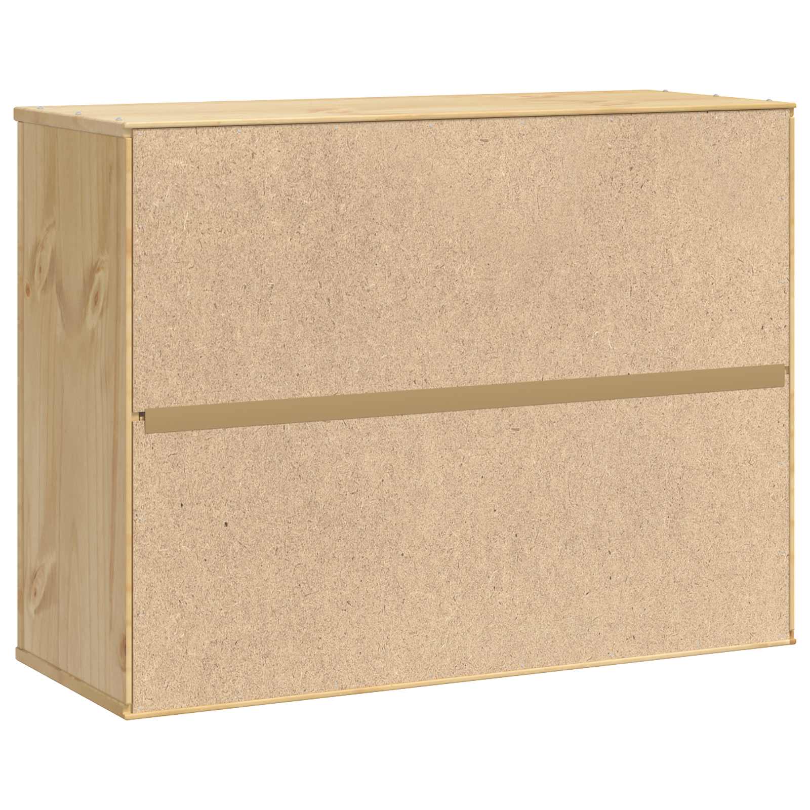Schrank SKI Honigbraun 80 x 32 x 60 cm Massives Kiefernholz