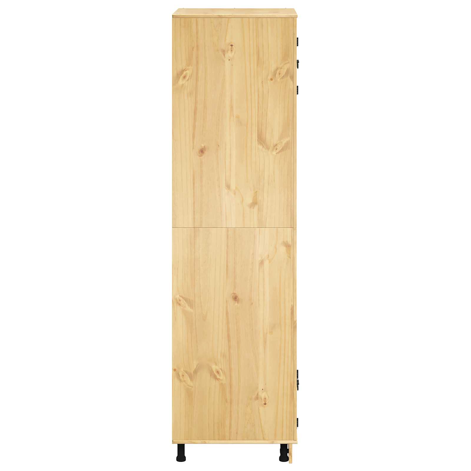 Schrank SKI Honigbraun 66 x 58 x 207 cm Massives Kiefernholz