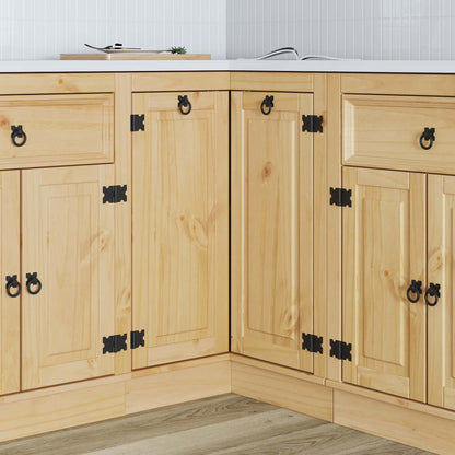 Schrank SKI Honigbraun 80 x 80 x 81 cm Massives Kiefernholz