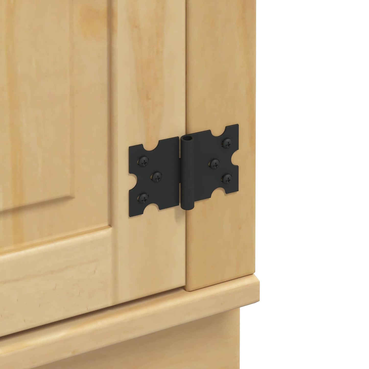 Schrank SKI Honigbraun 80 x 46 x 81 cm Massives Kiefernholz