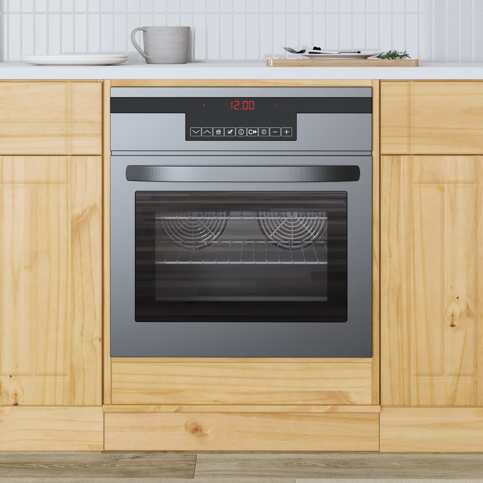 Schrank SKI Honigbraun 60 x 46 x 81 cm Massives Kiefernholz