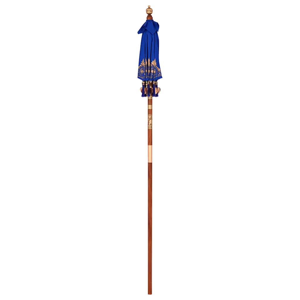 Balinesischer Sonnenschirm Blau (90-100) x 260 cm