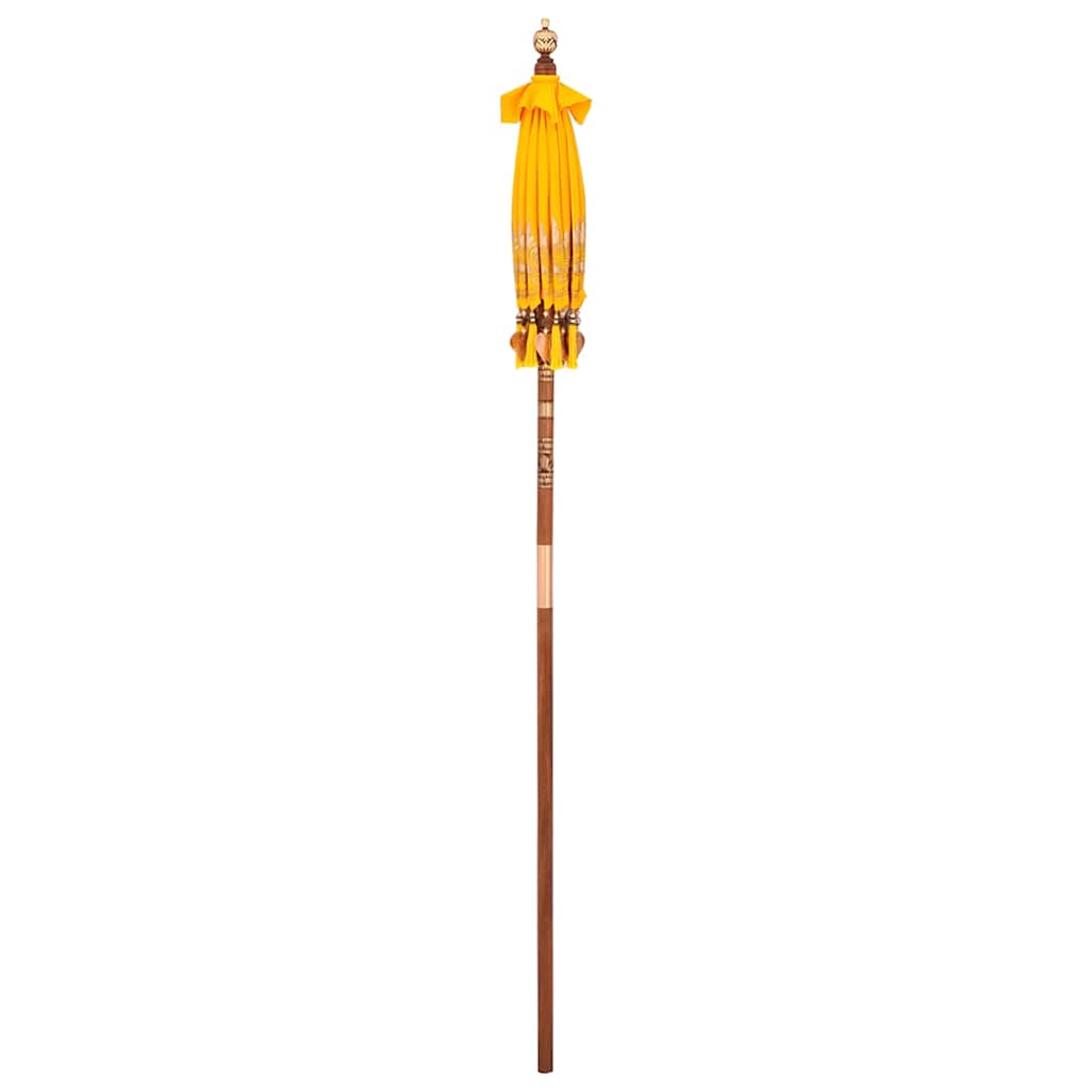 Balinesischer Sonnenschirm Gelb (90-100) x 260 cm
