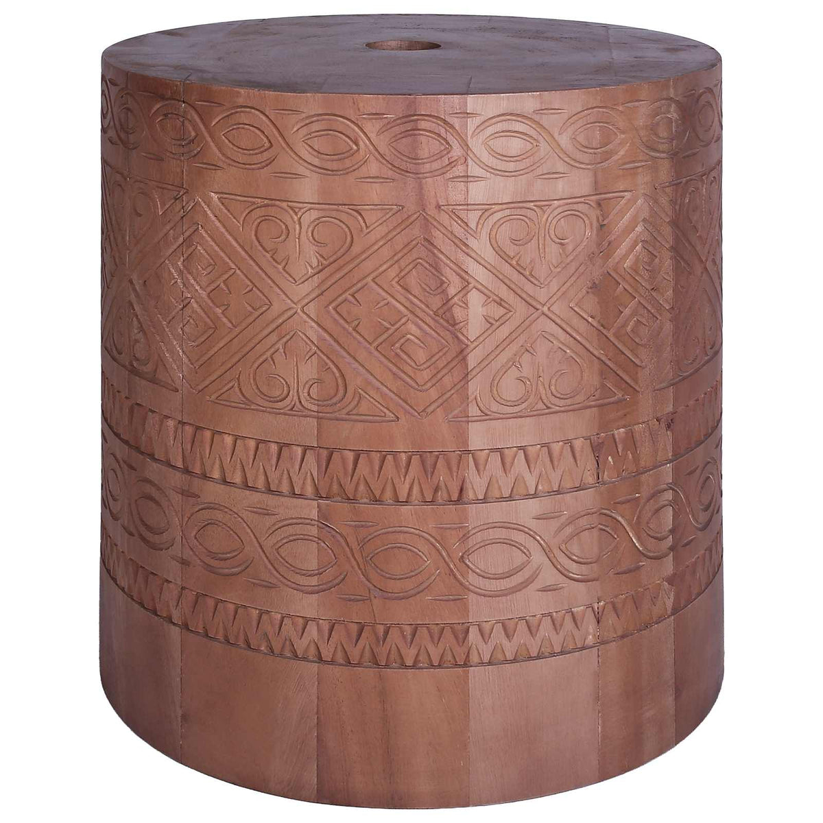 Sonnenschirmständer 28.05 kg Natur Massivholz Zylindrisch
