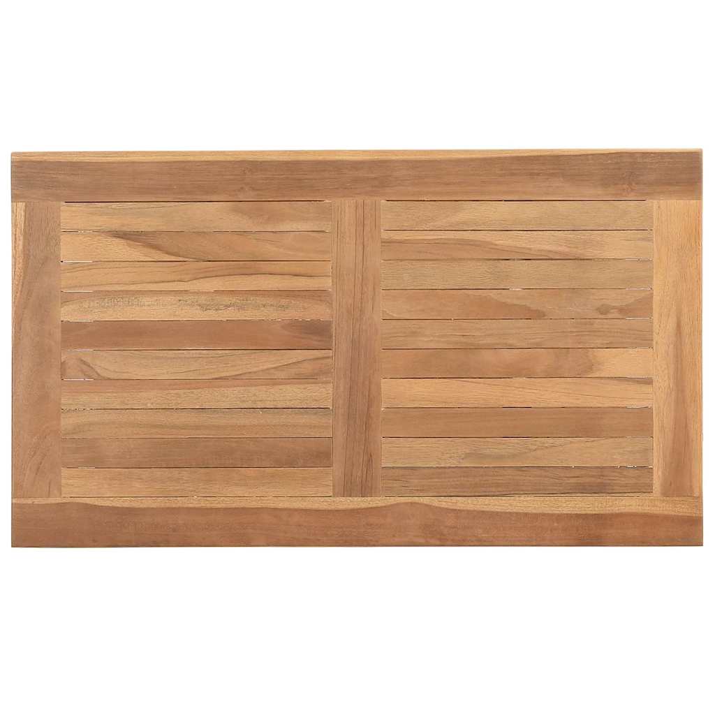 Couchtisch mit Speicher Braun 70 x 40 x 45 cm Massivholz Teak