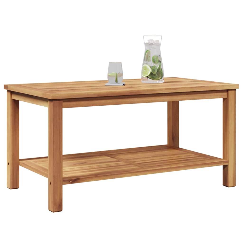 Couchtisch Braun 90 x 50 x 45 cm Teak-Massivholz