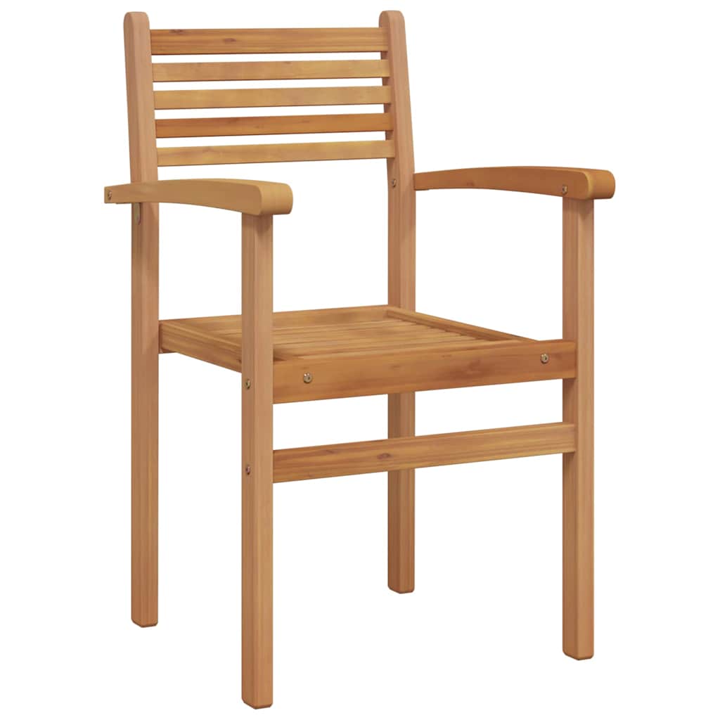 Stuhl 4 stk. Braun Massivholz Teak