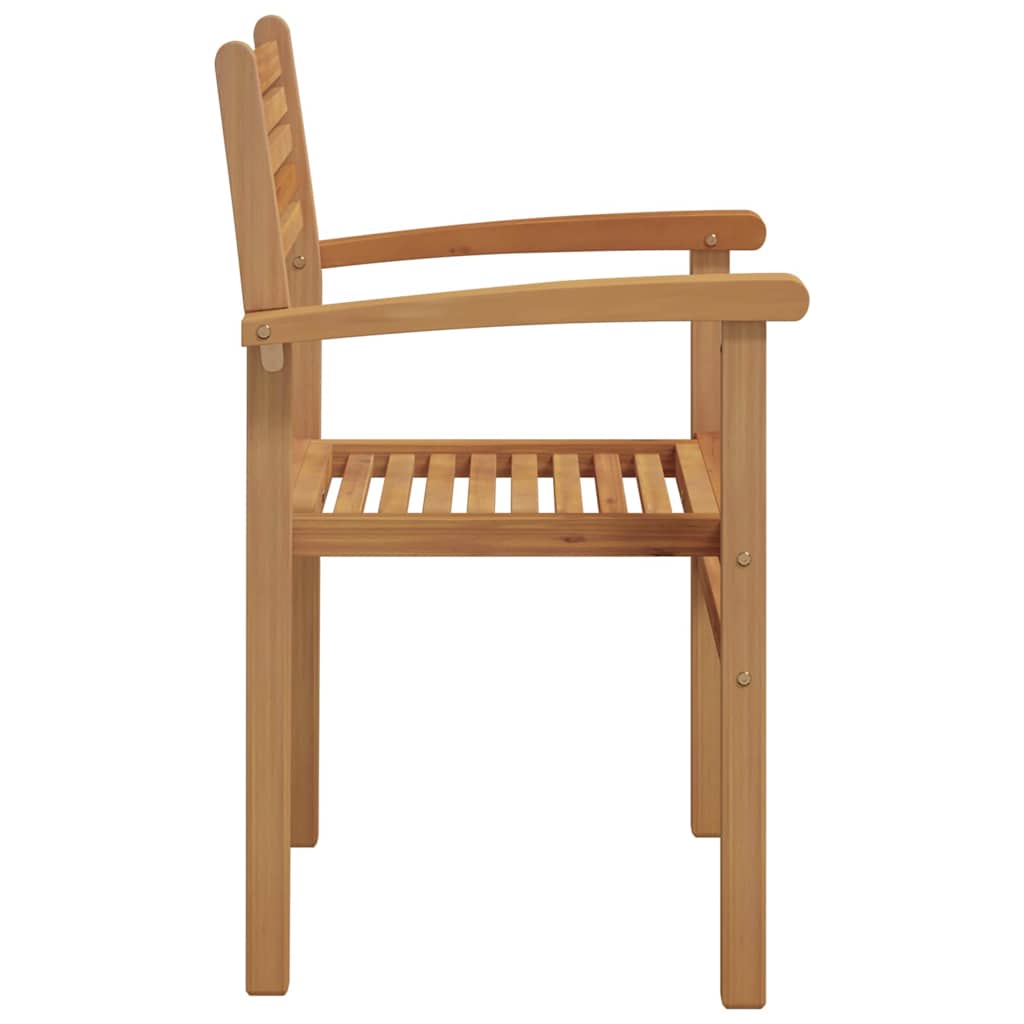 Stuhl 4 stk. Braun Massivholz Teak