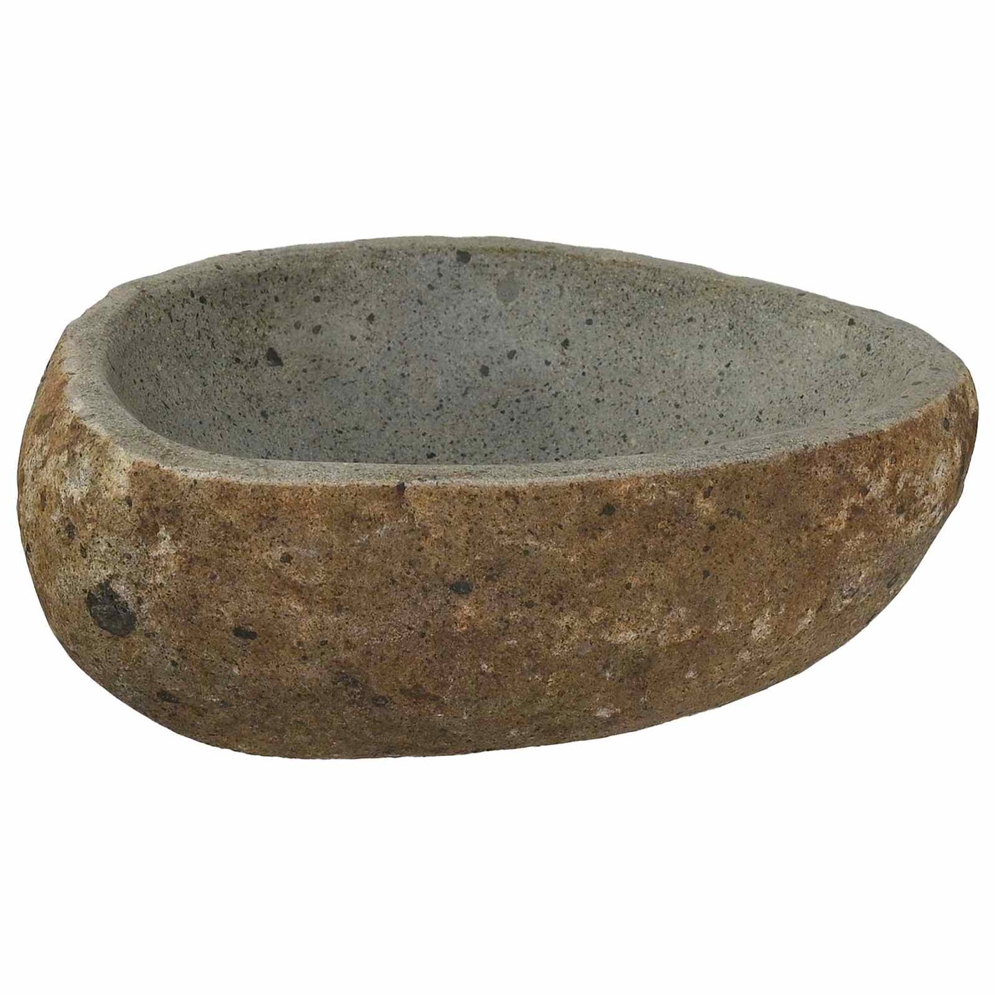 Flusssteinwaschbecken Hellgrau (30-37) x (25-30) x 12 cm
