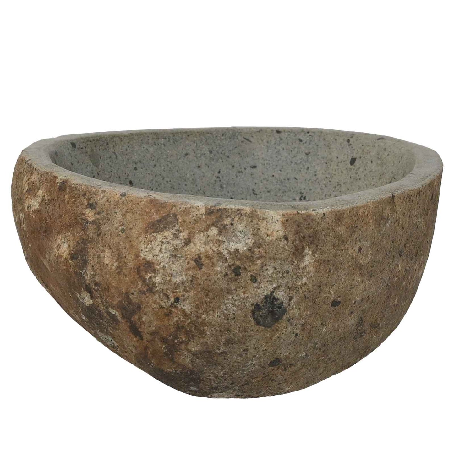 Flusssteinwaschbecken Hellgrau (30-37) x (25-30) x 12 cm