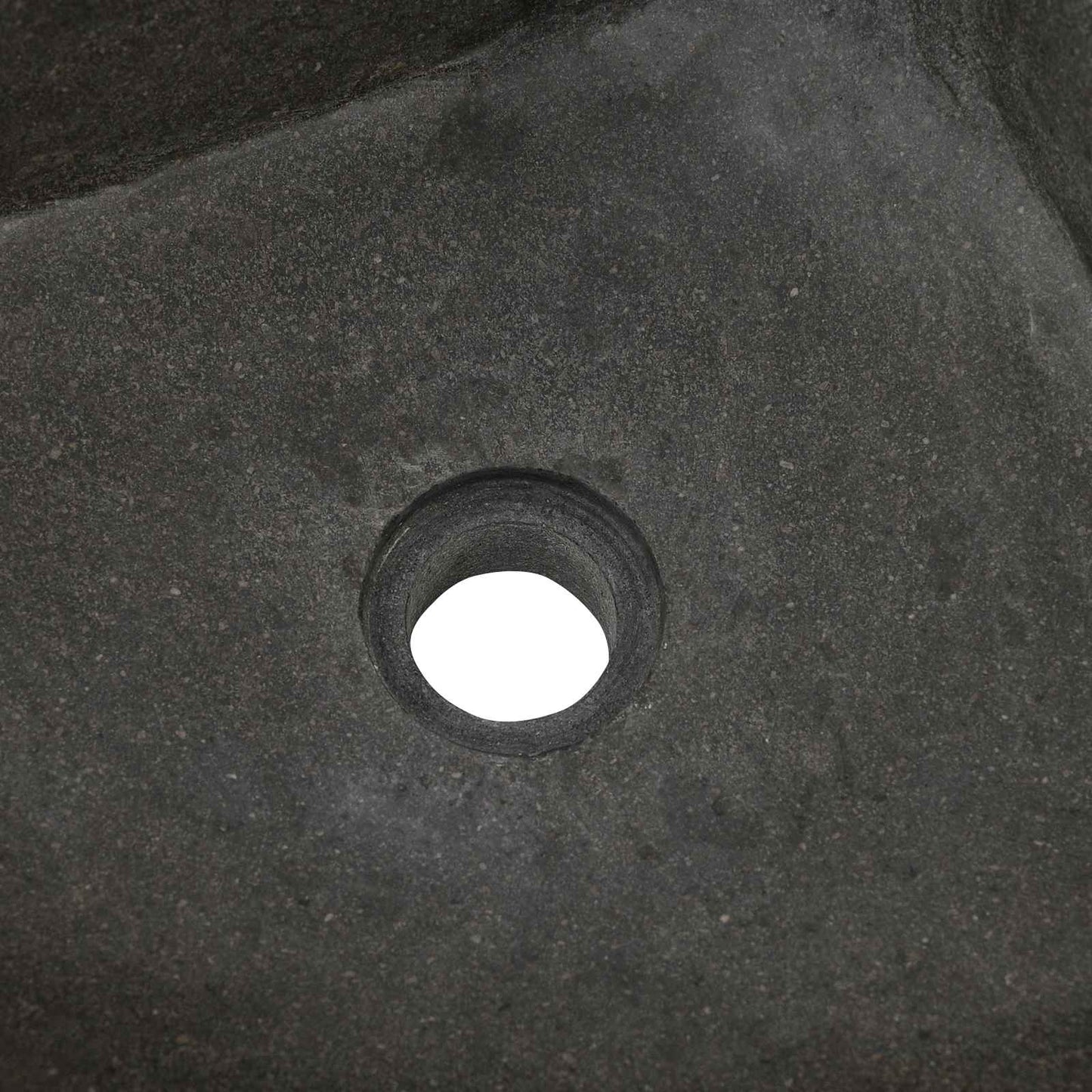 Waschbecken Grau (30-37) x (30-37) x 12 cm Flussstein
