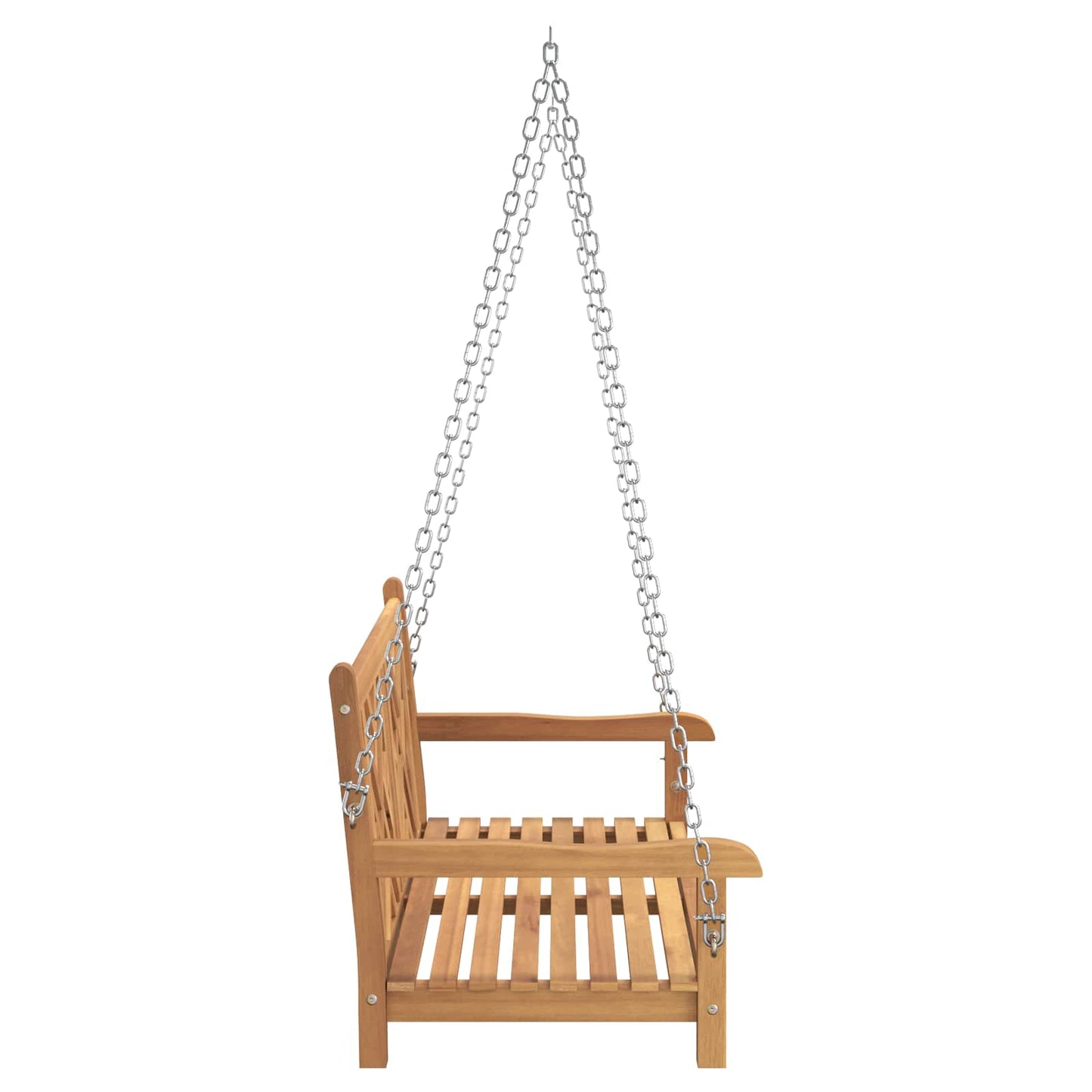 Gartenschaukelbank 114 x 60 x 64 cm Massivholz Teak