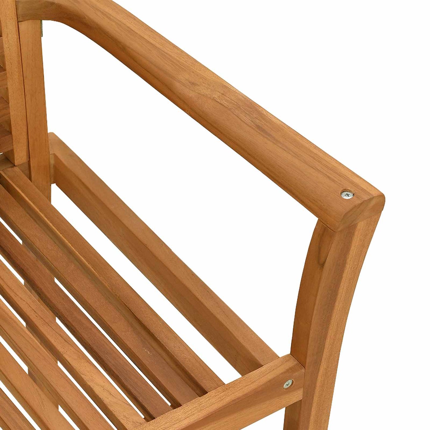 Esszimmerstuhl 4 Stk. Massivholz Teak Braun 62 x 55 x 94 cm